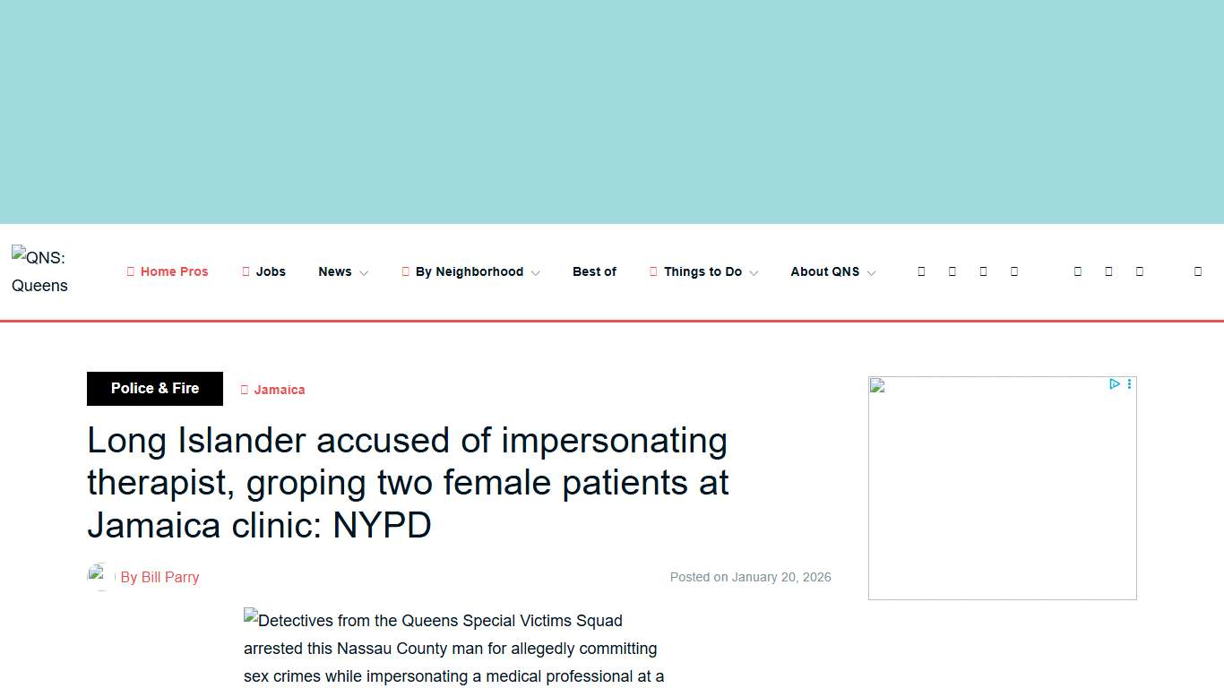 Long Islander accused of impersonating therapist, groping two female patients at Jamaica clinic: NYPD – QNS